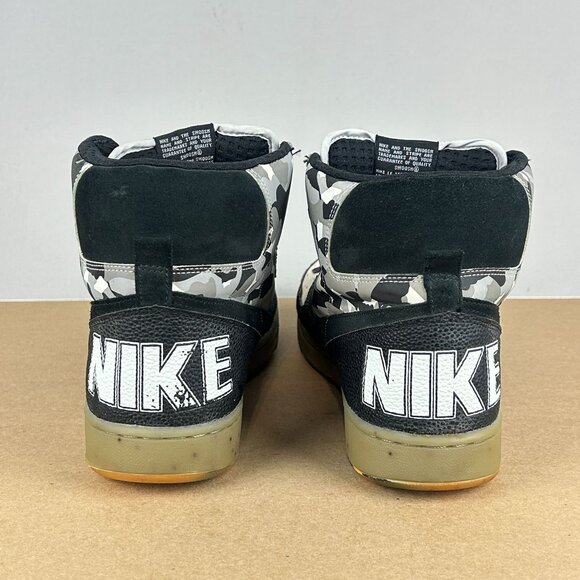 Nike Terminator High Premium X-Ray Camo Print Sneakers Mens 10.5 White Black - Picture 4 of 10